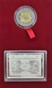 SARB 90th Anniversary Sterling Silver Set with Mr Nelson Mandela - as per photo
