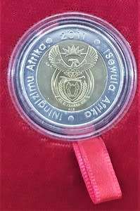 SARB 90th Anniversary Sterling Silver Set with Mr Nelson Mandela - as per photo