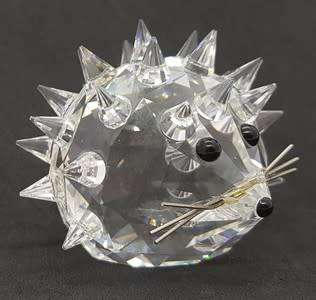 Swarovski Crystal Hedgehog figurine in original box - as per photo