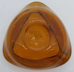 Vintage Amber Ashtray - as per photo