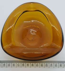 Vintage Amber Ashtray - as per photo