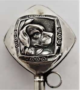 Vintage Sterling Silver Baby Rattle, Weight 10g - as per photo