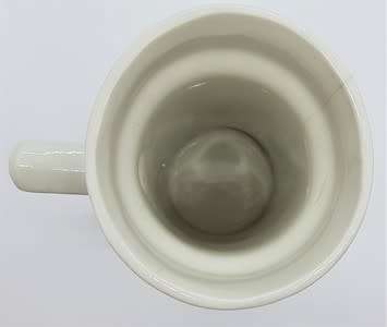 Vintage Delft Blue Beer Mug with hairline crack