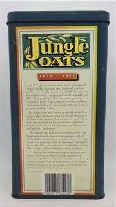 Vintage Jungle Oats Tin 1925-2000 - as per photo