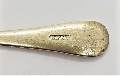 Vintage EPNS Baby Food Pusher - as per photo