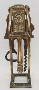 Mayflower Brass Bar Set incl: Corkscrew, Bottle Opener and Nutcracker on Stand as per photo