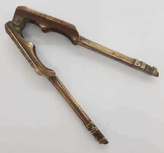 Mayflower Brass Bar Set incl: Corkscrew, Bottle Opener and Nutcracker on Stand as per photo