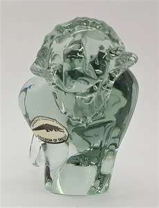 Handmade Ngwenya Glass figurine made in Swaziland - as per photo