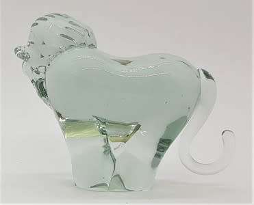 Handmade Ngwenya Glass figurine made in Swaziland - as per photo