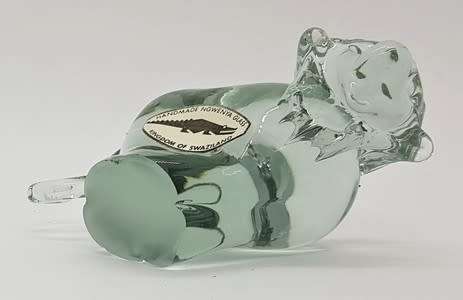 Handmade Ngwenya Glass figurine made in Swaziland - as per photo