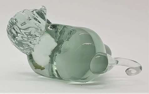 Handmade Ngwenya Glass figurine made in Swaziland - as per photo