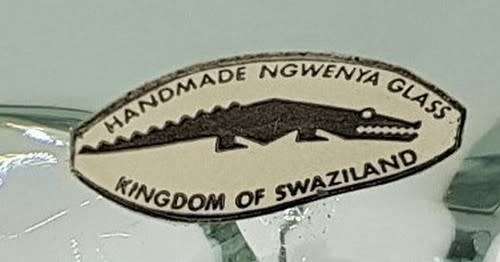 Handmade Ngwenya Glass figurine made in Swaziland - as per photo