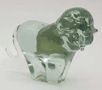 Handmade Ngwenya Glass figurine made in Swaziland - as per photo