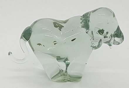 Handmade Ngwenya Glass figurine made in Swaziland - as per photo