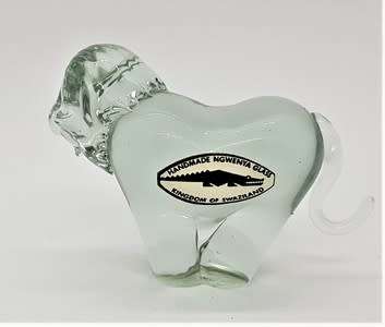 Handmade Ngwenya Glass figurine made in Swaziland - as per photo