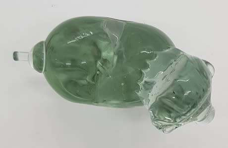 Handmade Ngwenya Glass figurine made in Swaziland - as per photo