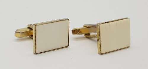 Pair of Gold Tone Cufflinks - as per photo