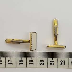 Pair of Gold Tone Cufflinks - as per photo