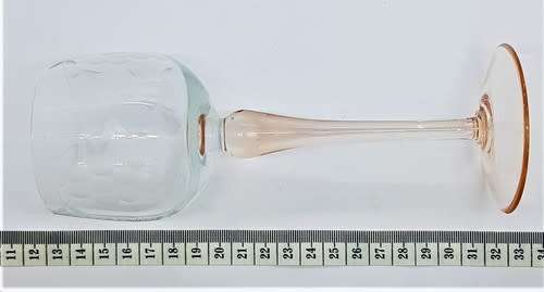 Lot of 6 Long Stemmed Wine Glasses 18 cm - as per photo