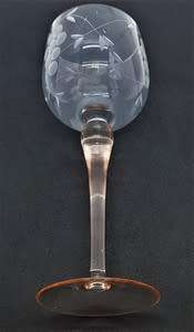Lot of 6 Long Stemmed Wine Glasses 18 cm - as per photo