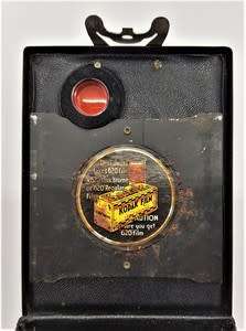 Vintage Kodak Brownie Junior box camera with pouch - as per photo