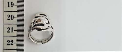 925 Sterling Silver Ring weight 9,4g size L as per photo