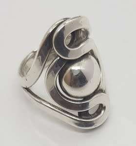 925 Sterling Silver Ring weight 9,4g size L as per photo