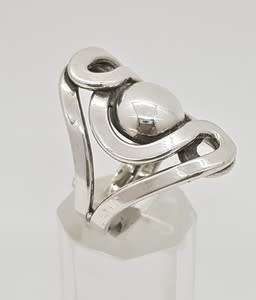 925 Sterling Silver Ring weight 9,4g size L as per photo