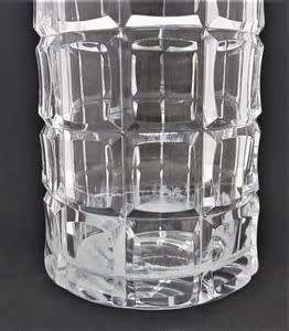 Vintage Cut Glass Decanter with Stopper as per photo