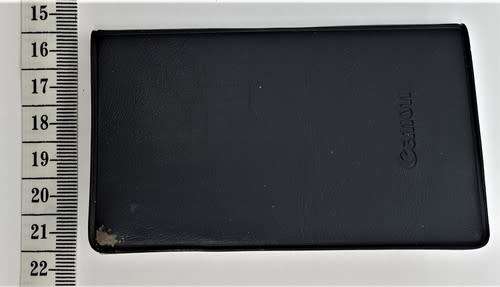 Old Canon LS-6 Pocket Calculator in Cover - as per photo