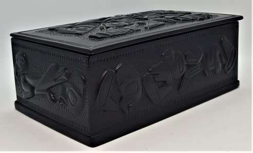 Handcrafted Pearlite Jewelry Box - as per photo