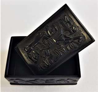 Handcrafted Pearlite Jewelry Box - as per photo