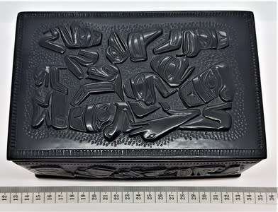 Handcrafted Pearlite Jewelry Box - as per photo