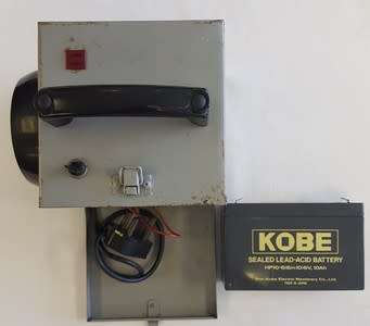 Swinford Metal Handheld Rechargable Box Lamp - as per photo