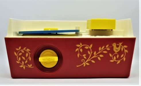 Fisher Price `Change a Record Music Box` Record Player made in USA 1971 as per photo