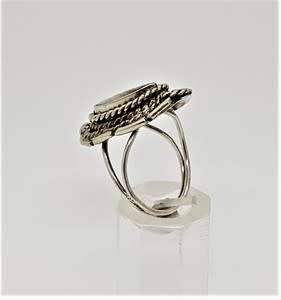 925 Sterling Silver Ring weight 7,6g Size R as per photo