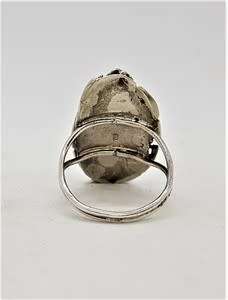 925 Sterling Silver Ring weight 7,6g Size R as per photo