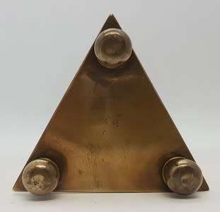 Brass and Copper Coin Bank Ornament, height 22cm as per photo