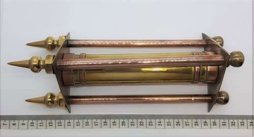 Brass and Copper Coin Bank Ornament, height 22cm as per photo