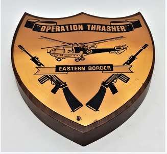 Operation Trasher Rhodesia Eastern Border Plague as per photo