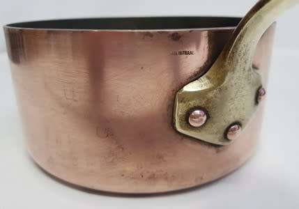 Antique French Copper Milk Pot/Saucepan as per photo
