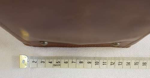 Zemp Bastille | Genuine Leather Crossbody Bag Waxy Tan as per photo