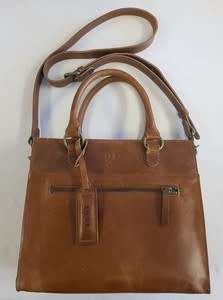 Zemp Bastille | Genuine Leather Crossbody Bag Waxy Tan as per photo