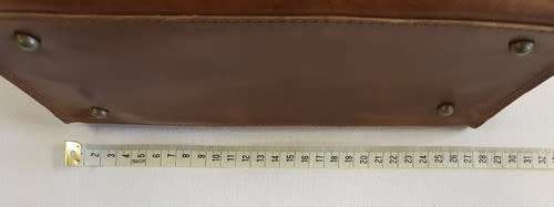 Zemp Bastille | Genuine Leather Crossbody Bag Waxy Tan as per photo