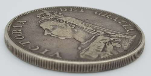 1889 Queen Victoria Second Portrait 2 Florin weight 22.4g diameter 36mm as per photo