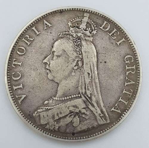 1889 Queen Victoria Second Portrait 2 Florin weight 22.4g diameter 36mm as per photo