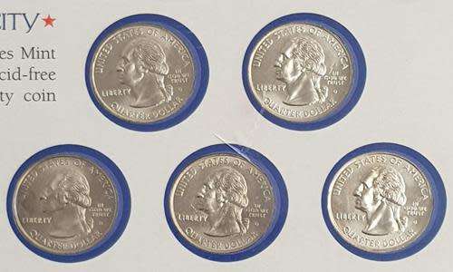 1999 USA Official Mint State Quarters Coin Set as per photo