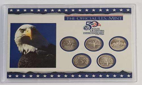 1999 USA Official Mint State Quarters Coin Set as per photo