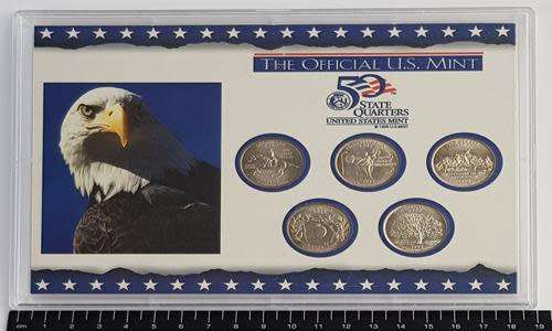 1999 USA Official Mint State Quarters Coin Set as per photo