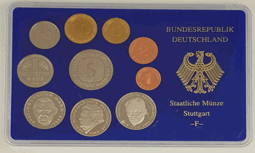 Bundersrepublik Deutschland Coin Set - Germany - F as per photo